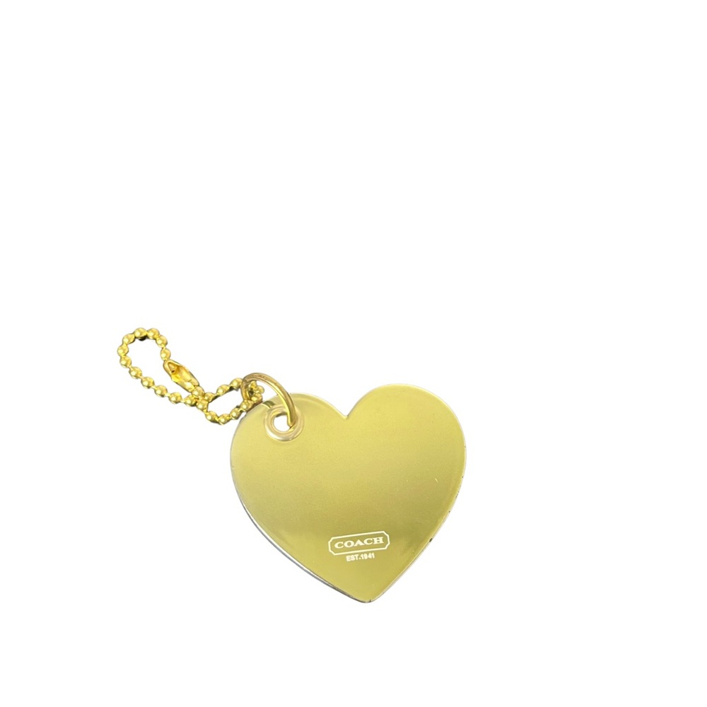 Coach Poppy Heart Pink and Gold Hang Tag - Picture 4 of 6